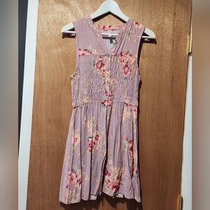 Xhilaration Pink Floral Mini Dress